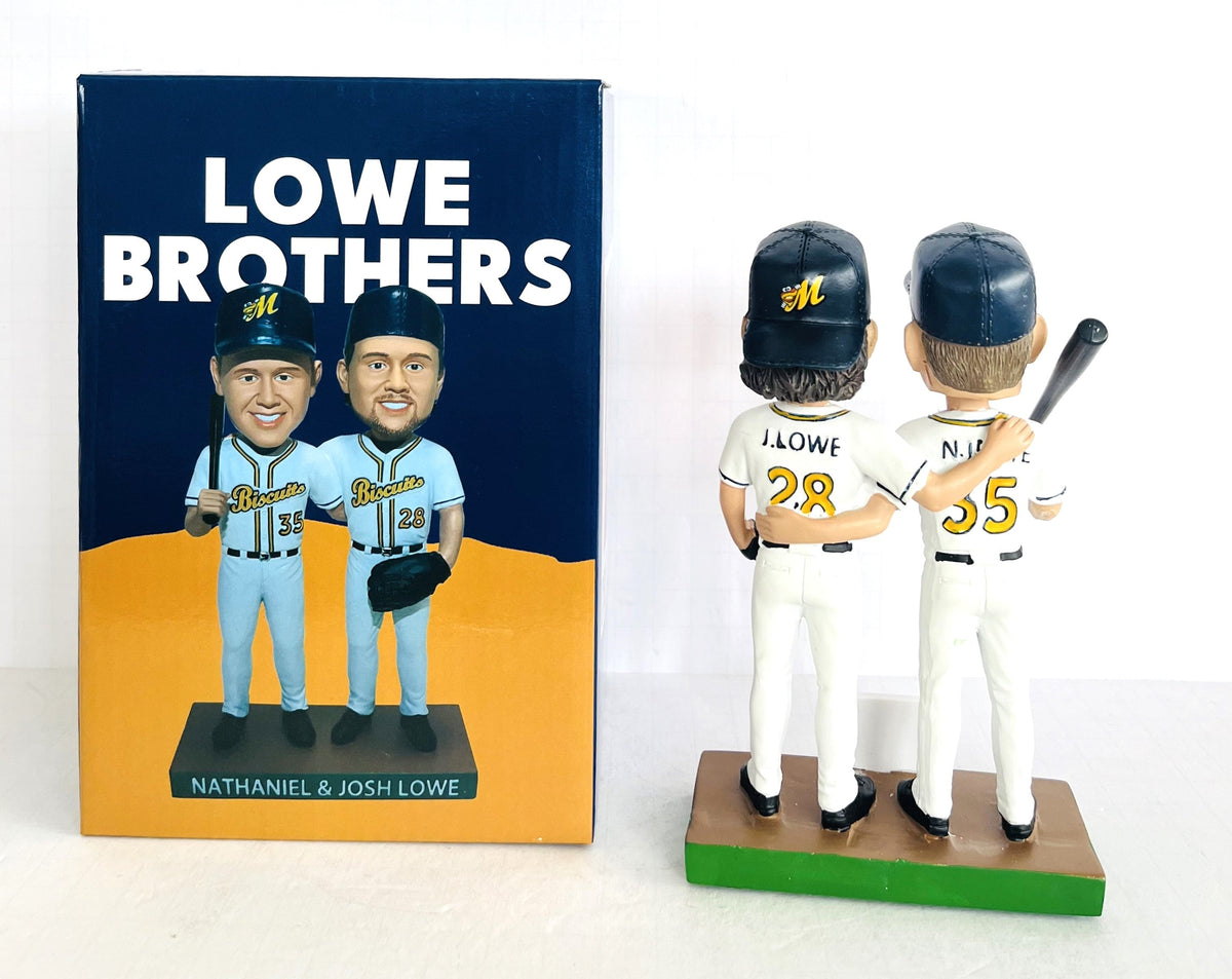 Nathaniel and Josh Lowe 2024 Biscuits Bobblehead SGA