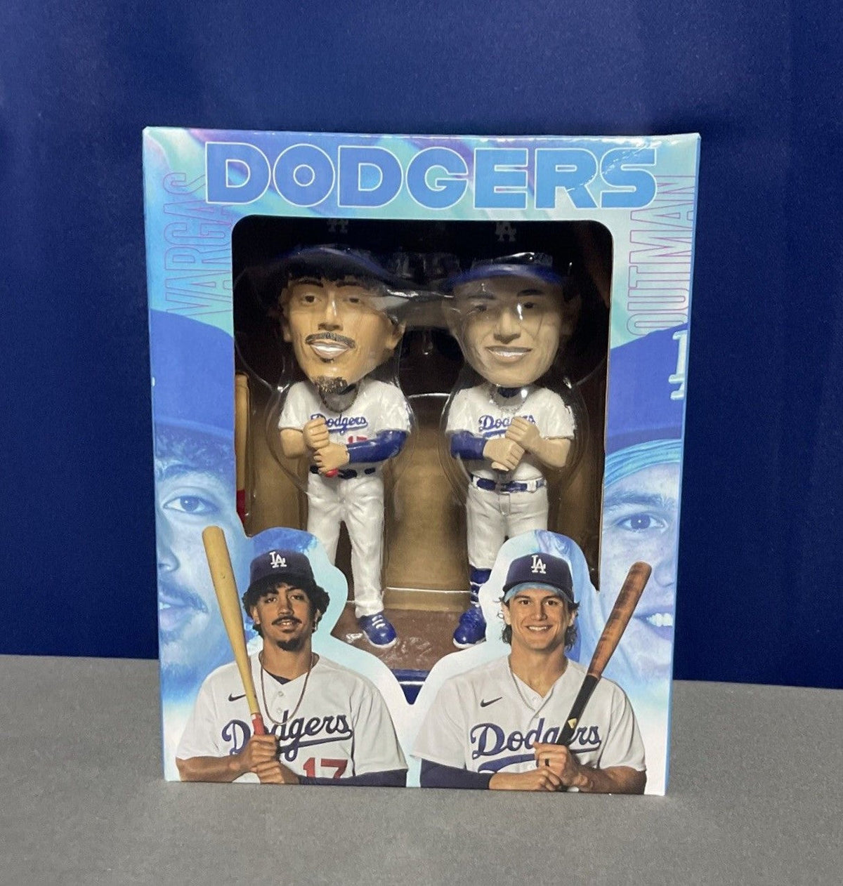 Miguel Vargas James Outman 2023 Dodgers Bobblehead SGA