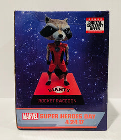 Rocket Raccoon 2017 Giants Bobblehead SGA