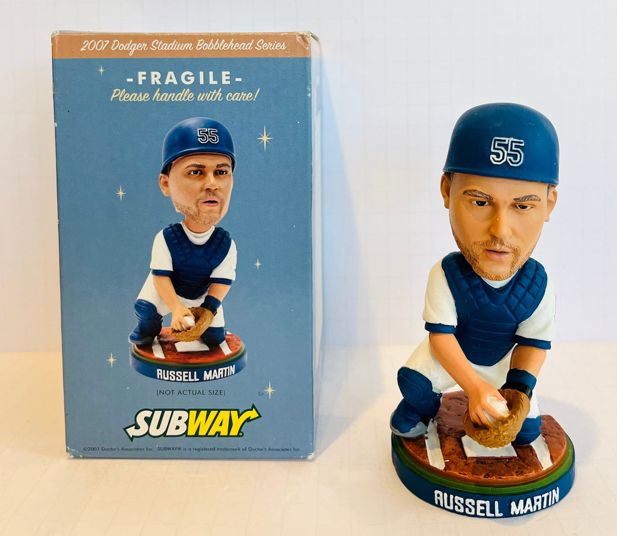 Russell Martin 2007 Dodgers Bobblehead SGA