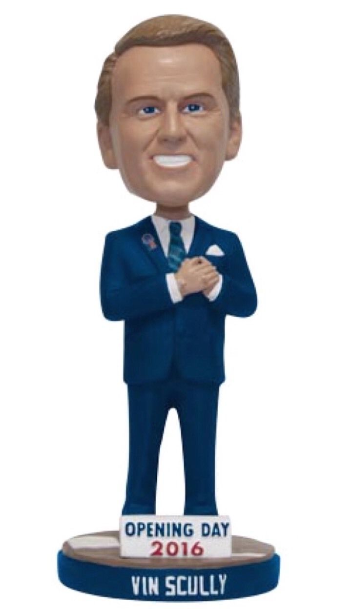 Vin Scully 2016 Dodgers Bobblehead SGA
