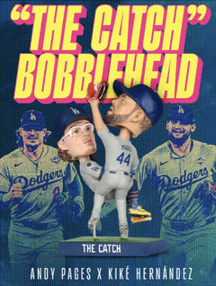 Kike Hernandez Andy Pages THE CATCH Bobblehead SGA