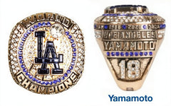 Yoshinobu Yamamoto 2026 Dodgers World Series Ring SGA