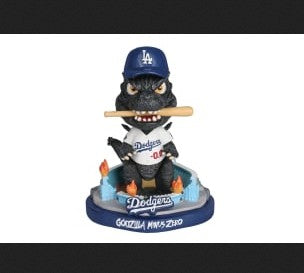 Godzilla Minus Zero 2026 Dodgers Collab Bobblehead SGA