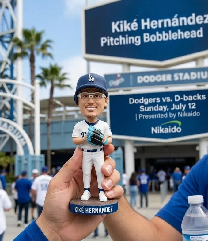 Kike Hernandez 2026 Dodgers Pitching Bobblehead SGA