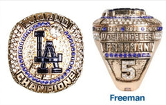 Freddie Freeman 2026 Dodgers World Series Ring SGA
