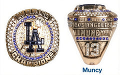 2026 Dodgers 2025 World Series Ring Set of 5 SGA