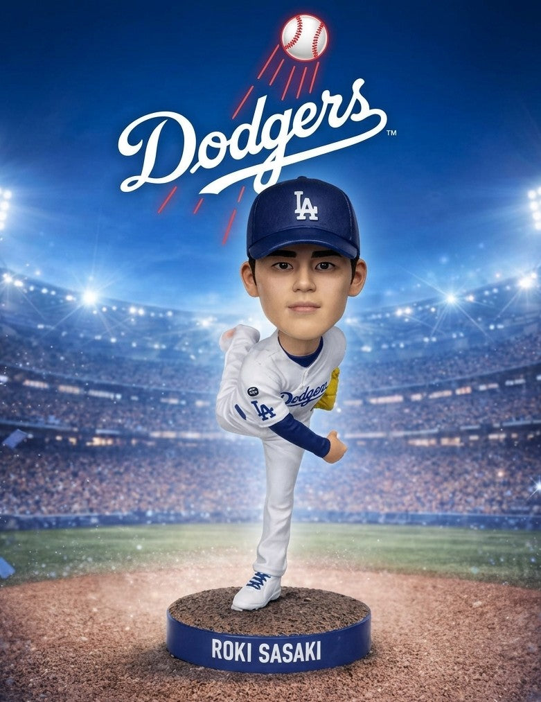 Roki Sasaki 2026 Dodgers Bobblehead SGA